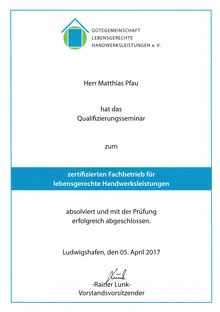 Gütegemeinschaft Lebensgerechte Handwerksleistungen e.V.